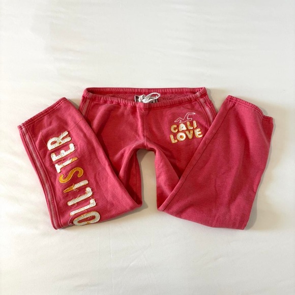 Hollister Pants - Hollister Cali Love Capri Sweatpants Womens XS Pink Y2K Low Rise Ankle Joggers